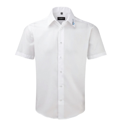 Chemise Russel MC 959M AHG blanche (Ancien modèle)